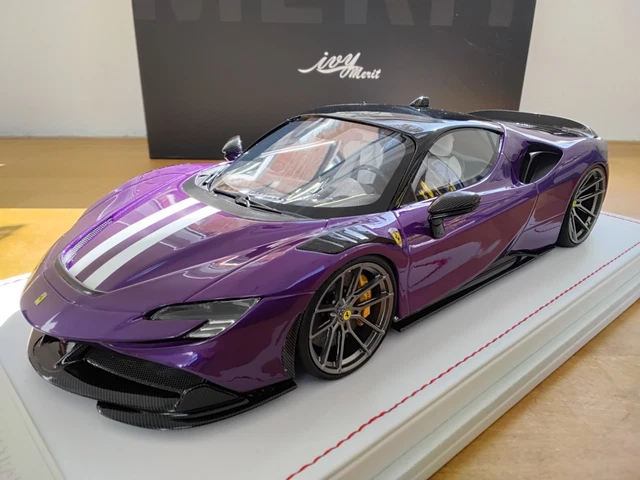 XE MÔ HÌNH FERRARI SF90 SPYDER NOVITEC,TỶ LỆ 1/18 RUNNER | Việt Nam
