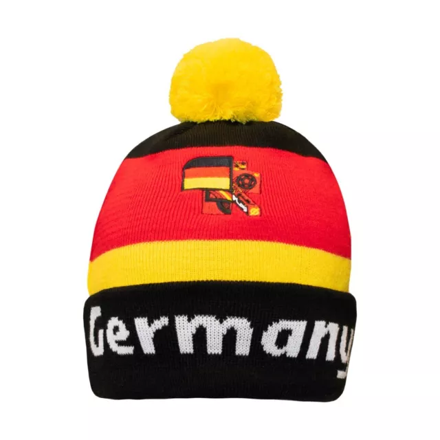 Germany FIFA World Cup 2022 Soccer Embroidered Pom Beanie Officially Licensed