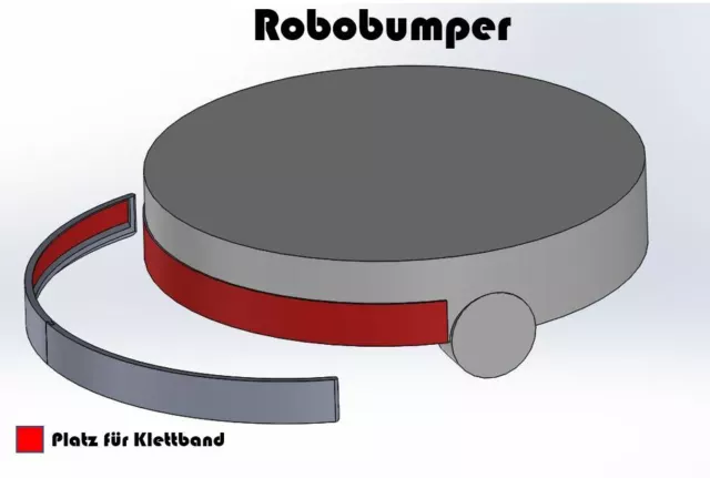 Robobumper IRobot Roomba (865/866/871/880/886), verhindert klettern des Roboters 2