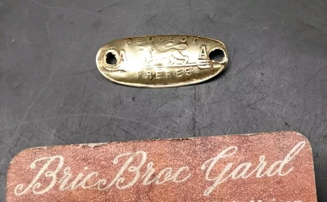 ANCIENNE PLAQUE DE Vélo Cycles Nemo Old Enamel Bicycle Plate Plaça De