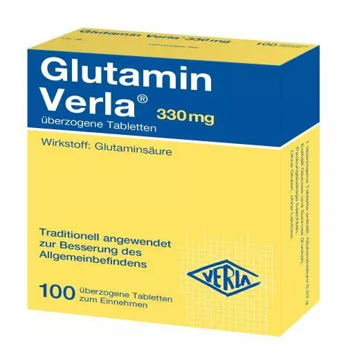 GLUTAMIN VERLA überzogene Tabletten 100 St PZN 425998