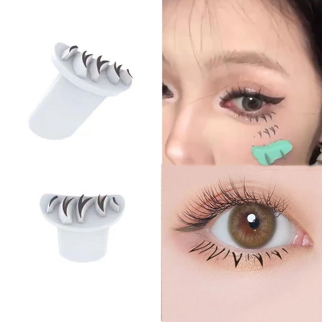 V-shaped Lower Lashes Extensions DIY Simulation Mascara Sticker for 1 Pairs