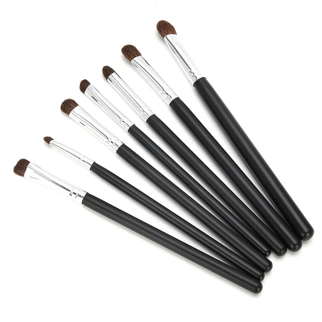 7x Set Pennello Trucco Set Fondotinta Cosmetico Polvere Fard Correttore Ombretto 11