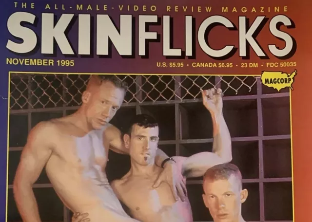 SKIN FLICKS | Nov 1995 | TOBY ROSS FILM Retrospective | Vintage gay Physique vgc