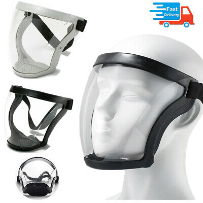 Full Face Anti-Fog Shield Super Protective Mask Safety Transparent Head Cover US