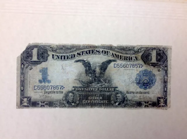 ~ FR. 226a 1899 $1 ONE DOLLAR “BLACK EAGLE” SILVER CERTIFICATE  Lyons / Roberts