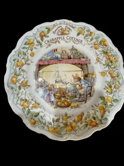 Royal Doulton Brambly Hedge “Crabapple Cottage” Salad Plate Home Series