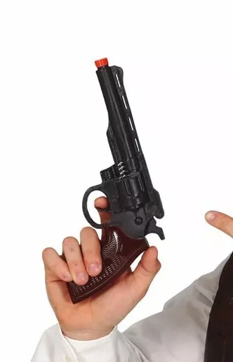 Pistolet Revolver Police Jouet 12 Coups en Métal Cup Gun Jouet