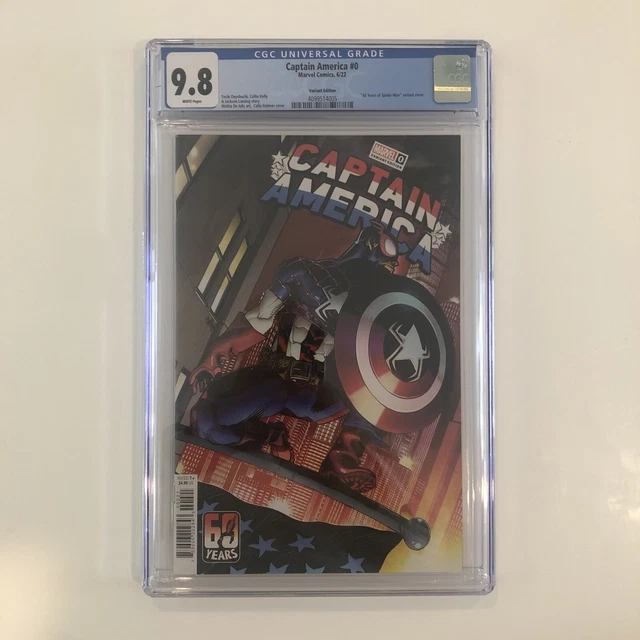 Captain America #0 CGC 9.8 - 60 Years of Spider-Man variant Edition