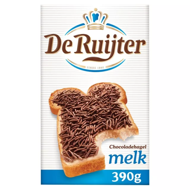 De Ruijter Chocoladehagel Melk (4 x 390 Gr.)