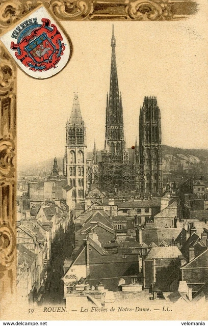 Carte Postale Ancienne Rouen - Rue De L'Épicerie - 76 - Années 1900