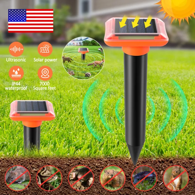 2/4X For Ultrasonic Mouse Repellent Squirrel Repeller Rodent Detector Rat Deter