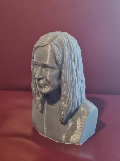 Ozzy Osbourne Bust Figure Figurine Statuette plastic PLA Model 100mm