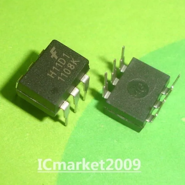 10 PCS H11D1 DIP-6 6-Pin High Voltage Phototransistor Optocouplers Chip IC