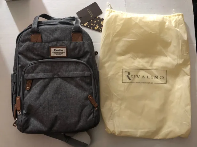 A1 NEW Diaper Bag Backpack, RUVALINO Multifunction Travel Back Pack Maternity