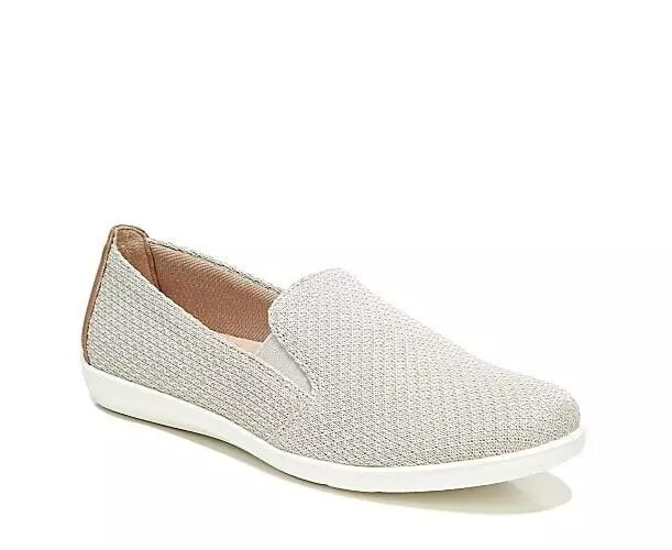 LIFESTRIDE Next Level Cream Knit Comfort Slip Ons - US 7 W (Wide)