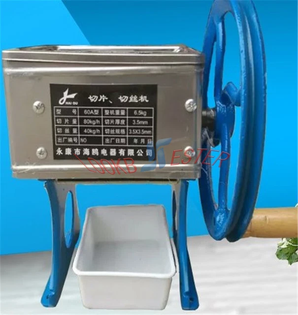 one New Hand-Cranked meat grinder slicer Cutter,meat slicer meat cutter machine