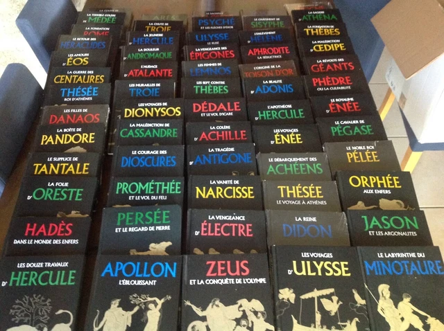 LA MYTHOLOGIE GRECQUE Le Monde RBA Collection complète et intégrale 61