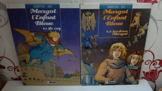Margot L'enfant Bleue Lot De 2 Bd Tome 1 Le Coq & 3 Les 2 Margot Editions Glenat