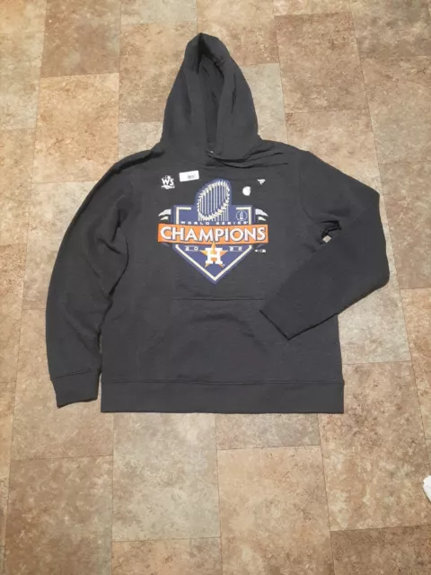 New. MLB 2022 World Series Champions Houston Astros Locker Room Pullover Hoodie.