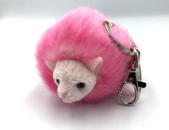 Universal Studios Harry Potter  Pink Pygmy Puff Plush Keychain Keyring