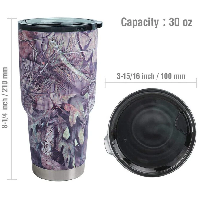 MOSSY OAK Tumbler 30 Oz Coffee Cup Stainless Steel Double Wall Vacuum Insulated