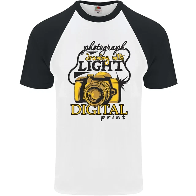Fotografia Disegno con Luce Fotografo DA UOMO S/S Baseball T-Shirt