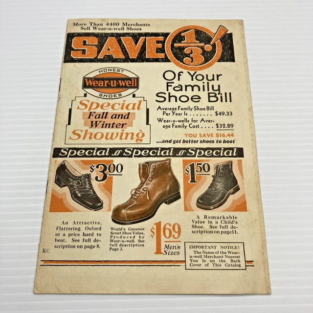 HONEST WEAR U Well Shoes Fall & Winter Catalog Mens Womens Fashion