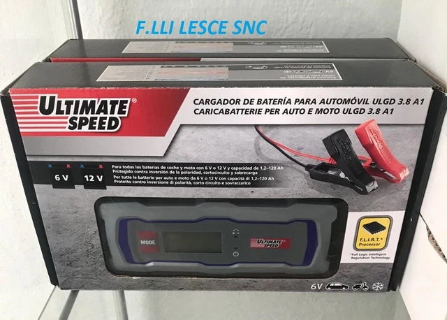 Carica Batteria per Auto, Caricabatterie Auto intelligente da 12V 6A con Schermo LCD Touch Screen, Rilevamento Automatico, Riparazione, Manutenzione e Protezioni Multiple per Piombo-Acido/AGM/Gel