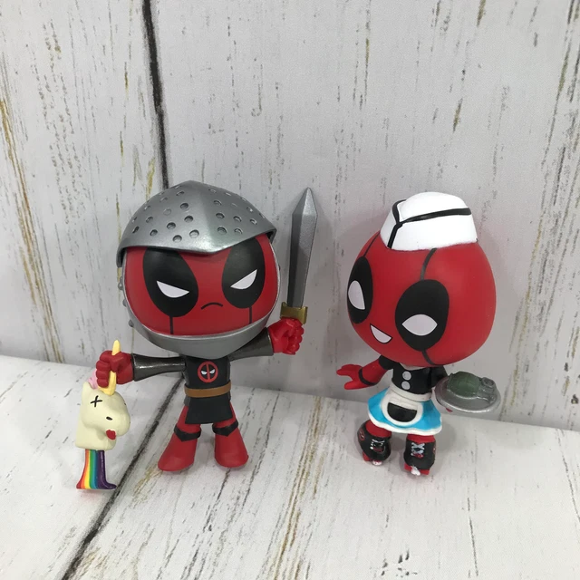 Funko Mystery Minis Marvel Deadpool Knight with Unicorn Head Hot Topic Exclusive