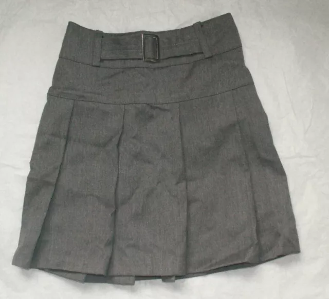 GIRLS GREY SCHOOL Uniform Skirt Age 5 6 Years Back To School