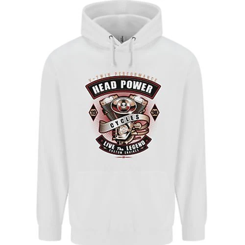 Head Power Motorcycle Motorbike Biker Childrens Kids Hoodie