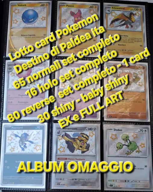 🔴 Card Pokemon Destino Di Paldea ita NM Set Semi Completo baby Shiny, Shiny,