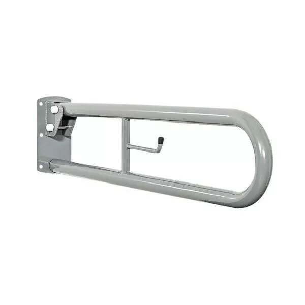 NEW Nymas Hinged Support Grab Rail - 760mm MOUSE GREY RAL7005