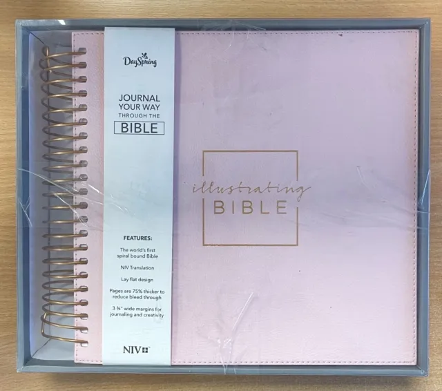 NIV Illustrating Bible--pink, spiral bound: 9781644548738 