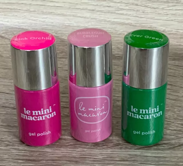 Gel Polish - Vernis gel semi-permanent Lot de 3 LE MINI MACARON