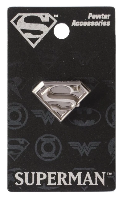 Superman Pewter Lapel Pin Superman Pewter Lapel Pin