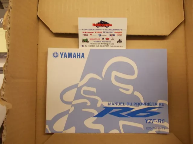 Libretto Uso E Manutenzione Yamaha Yzf R6 2006 Francese
