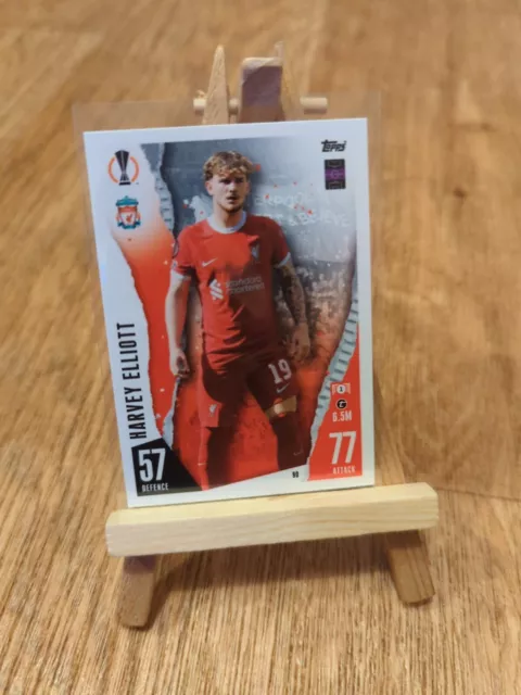 💥Topps Match Attax 2023/24 harvey ELLIOTT LIVERPOOL #90