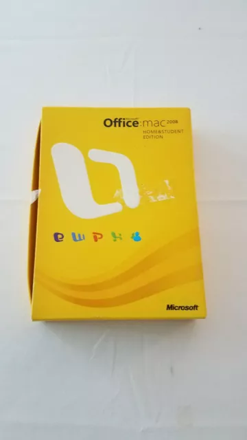 Microsoft Office for Mac 2008 Home and Student Edition *3 USER*