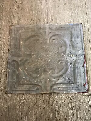 Vintage Ceiling Tin for crafts ptach work home decor 12x12 2
