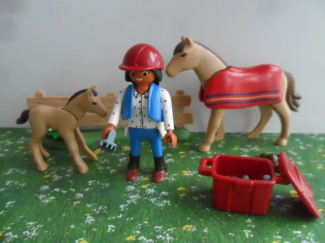 Playmobil- Pferd mit Fohlen