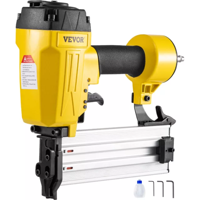 VEVOR 14 Gauge 2-1/2 inch Heavy Duty Pneumatic Concrete T Nailer 50-100 Nails