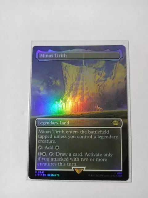 MTG Minas Tirith (0341) Borderless The Lord of the Rings MTG Card