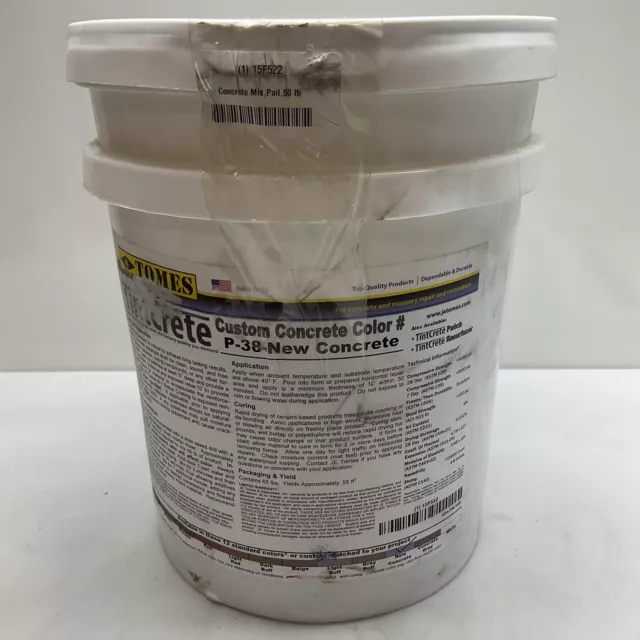 Tintcrete Concrete Mix 50lb Container Size 1 Day Cure Time GRA-P38-1600