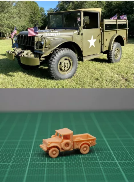 1/144 USA Dodge M37 Cargo Truck (fine detail) Resin Kit