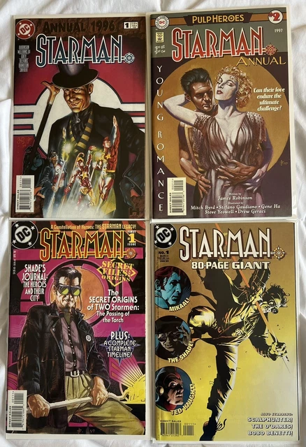 Starman Lot Annual #1,2 Secret Files #1, 80 Page Giant #1 DC Comics