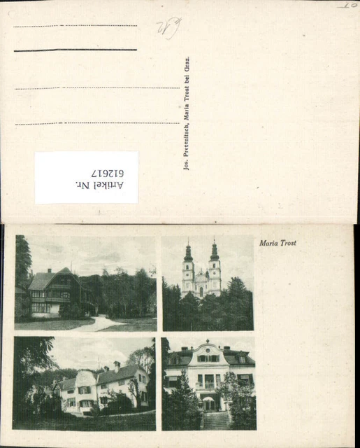 612617,Mehrbild Ak Maria Trost Mariatrost b. Graz Wallfahrtskirche Kirche