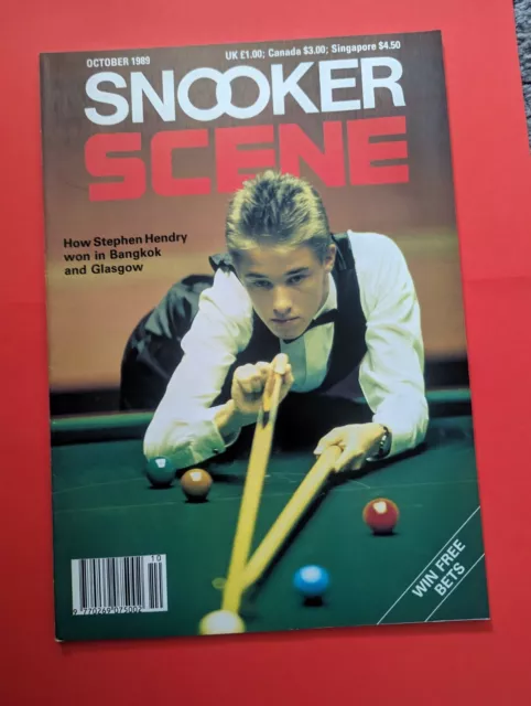 Snooker Scene Magazine October 1989