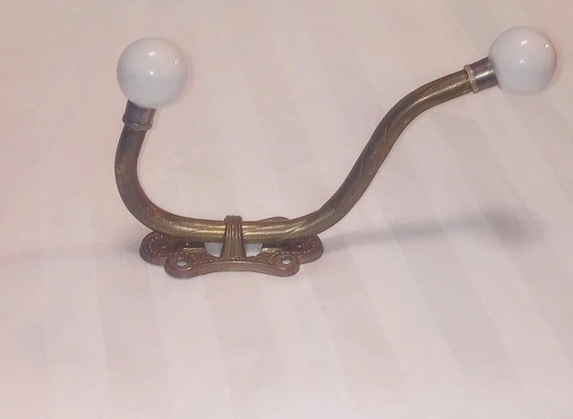 VTG Brass Coat Hooks To Hang Jackets/Bookbags